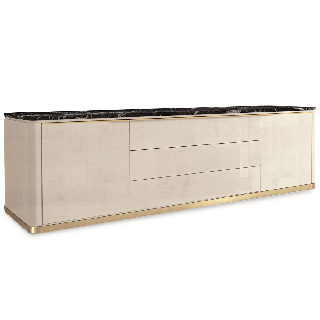 CREDENZA (Marble & Wooden fronts)