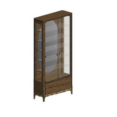 DISPLAY CABINET (Wooden fronts)