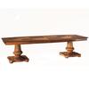 EXTENSIBLE TABLE WITH BOAT SHAPE TOP_image