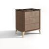 BEDSIDE TABLE (Marble top & Leather front)_image